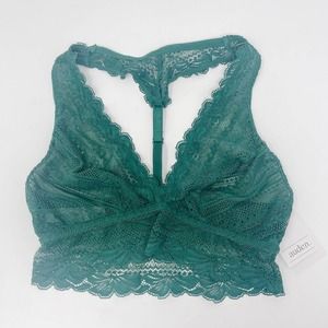 [Auden] NWT Unlined racerback bralette hunter green size XS